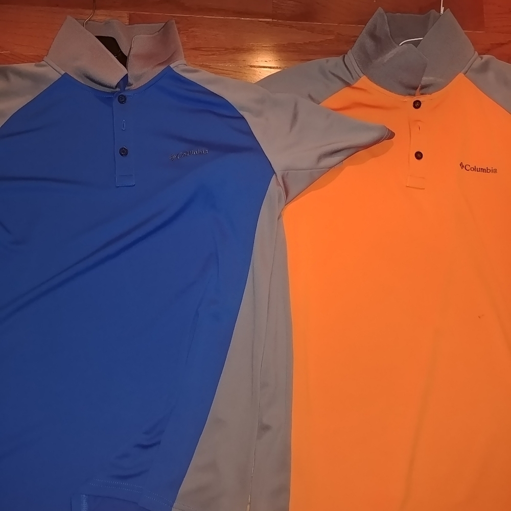 Columbia Collard Polo Shirts